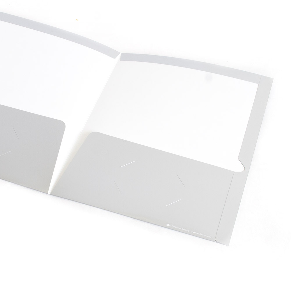 Classic Oregon O, Roaring Spring, Folders, Art & School, 82397, Silver